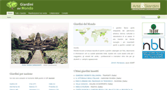 Desktop Screenshot of giardini-mondo.it